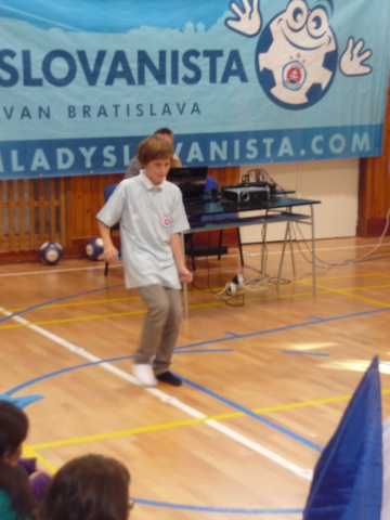 Návšteva futbalistov ŠK Slovan