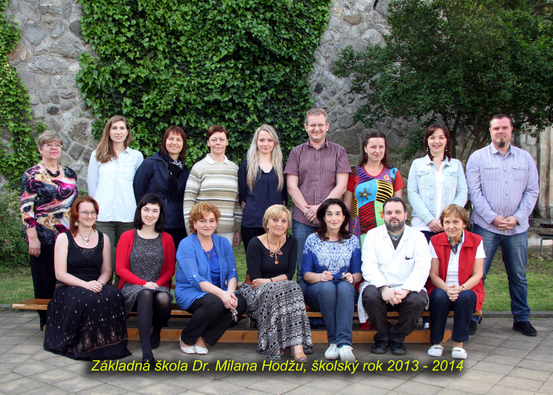 Spoločné fotografie tried a učiteľov v roku 2013/2014