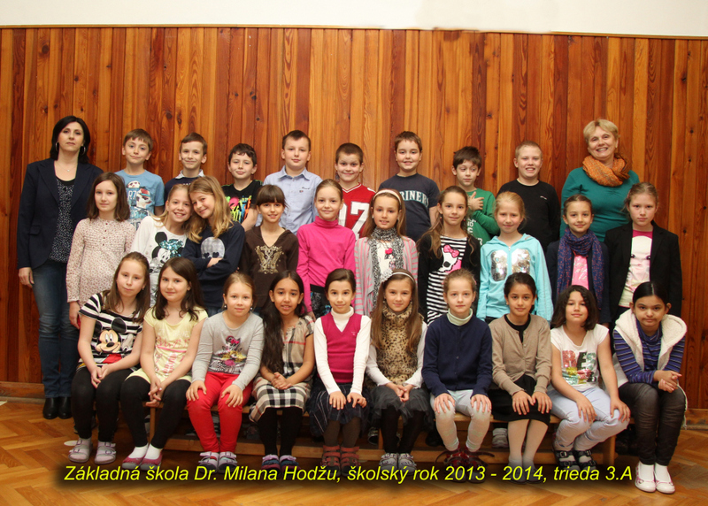 Spoločné fotografie tried a učiteľov v roku 2013/2014